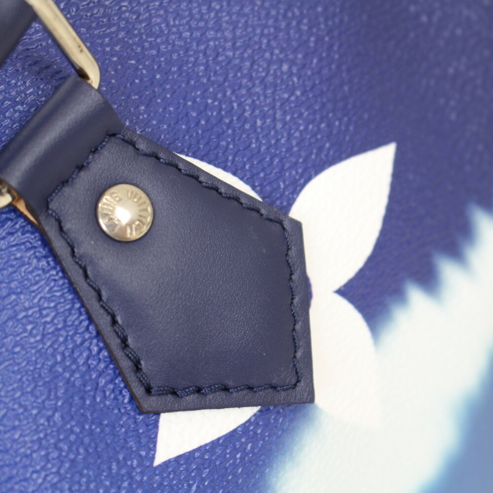 Louis Vuitton Speedy Bandouliere 30 Boston Bag Blue - Picture 11 of 16